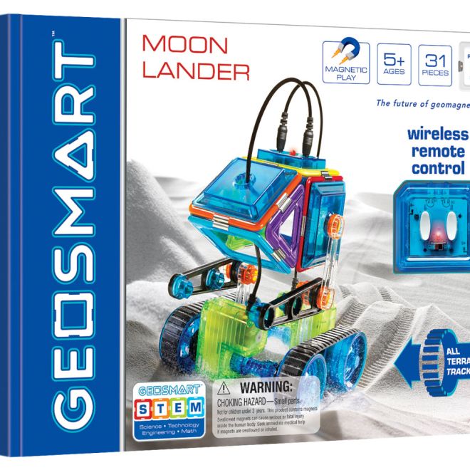 Magnetická stavebnice GeoSmart Moon Lander - 31 dílů