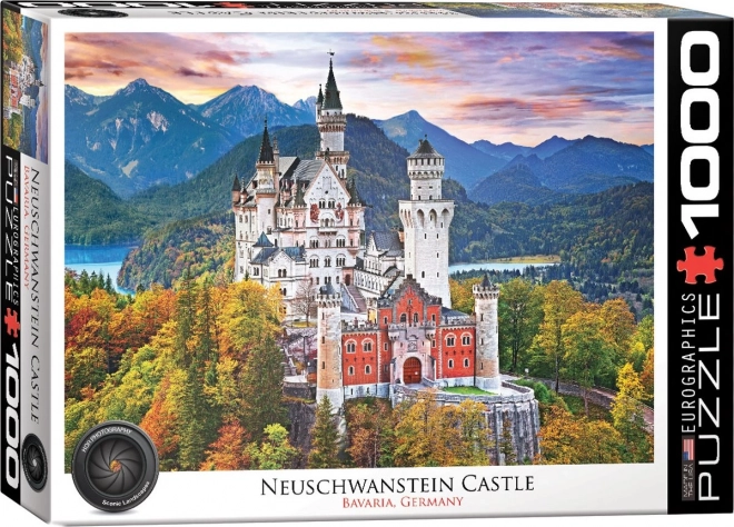 EUROGRAPHICS Puzzle Zámek Neuschwanstein (HDR) 1000 dílků