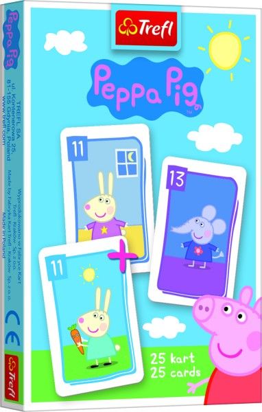 Černý Petr Prasátko Peppa/Peppa Pig společenská hra - karty v krabičce 6x9x1cm