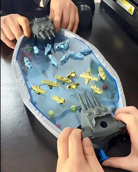 Woopie hra Bitva na moři Statky 3D Katapult kuliček
