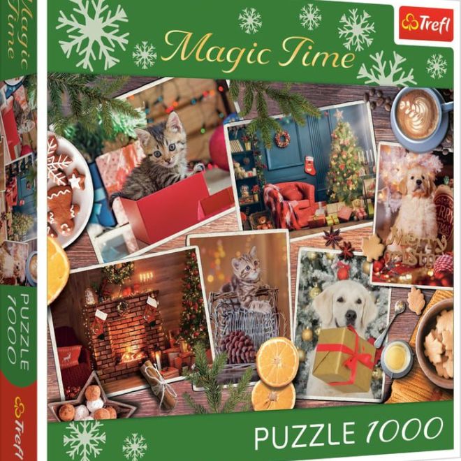TREFL Puzzle Kouzelný vánoční čas 1000 dílků