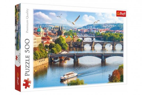 Panoramatické puzzle Praha, Česká Republika 500 ks