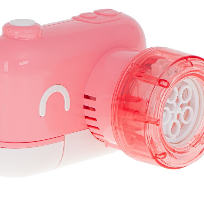 Bublinkovač s náplní - Růžový fotoaparát