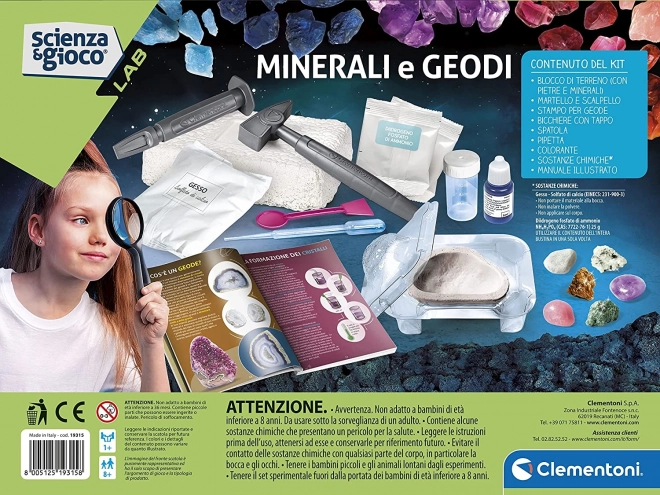 CLEMENTONI Science&Play: Laboratoř minerálů a geod