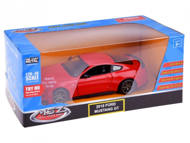 Auto kovový Ford Mustang GT model 2018