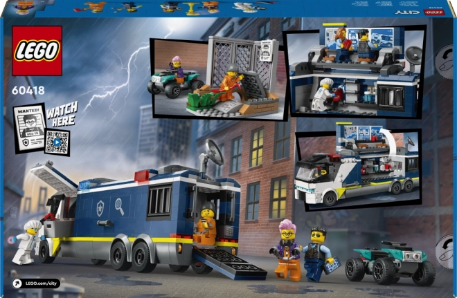 LEGO® City 60418 Mobilní kriminalistická laboratoř policistů