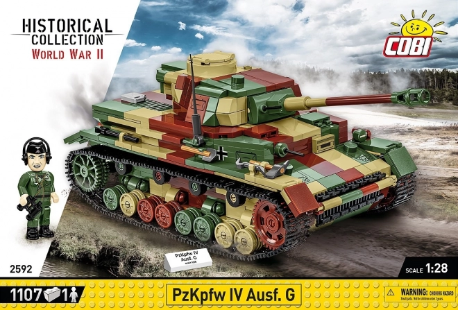 Druhá světová válka PZKPFW IV AUSF.G 1107 bloků