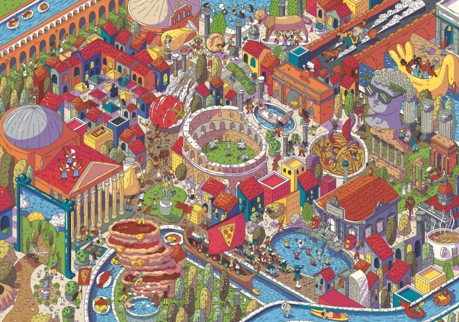 TREFL Puzzle UFT Eye-Spy Imaginary Cities: Řím, Itálie 1000 dílků