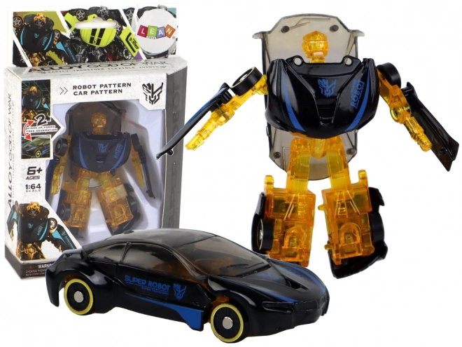 Super robotické auto 2v1 Transformace v měřítku 1:64