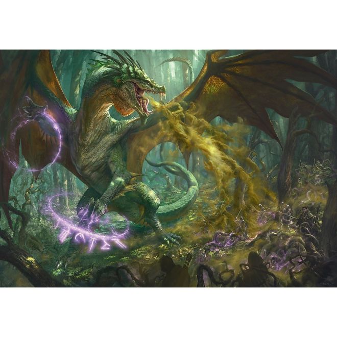 Puzzle 1000 prvků UFT Green Dragon Dungeons & Dragons