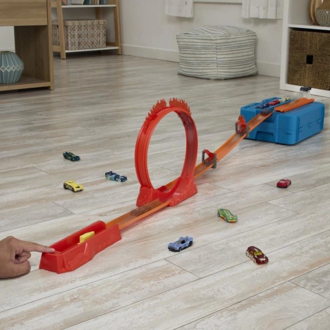 Hot Wheels Track builder ohnivá dráha HMC04