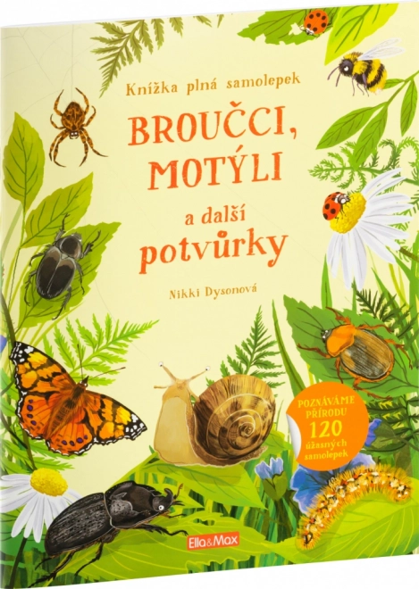 BROUČCI, MOTÝLI a další potvůrky – Kniha samolepek