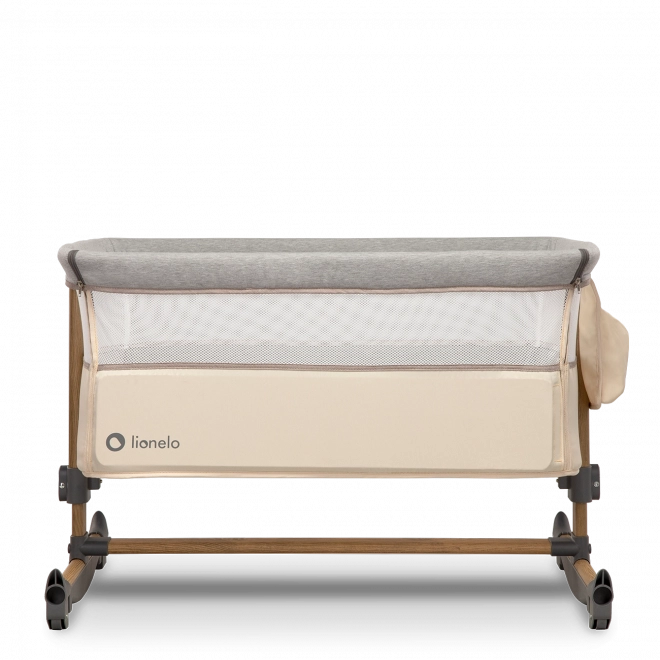 LIONELO Postýlka Leonie 3v1 – Beige Sand