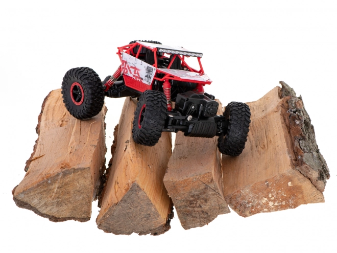 RC auto Rock Crawler - červené