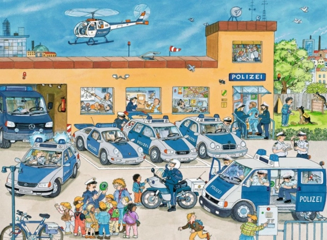 RAVENSBURGER Puzzle Policejní stanice XXL 100 dílků