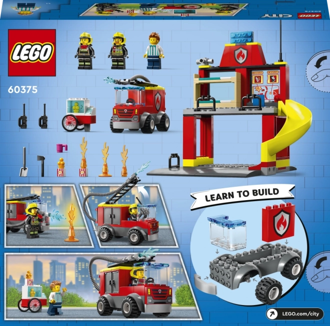 LEGO® City 60375 Hasičská stanice a auto hasičů