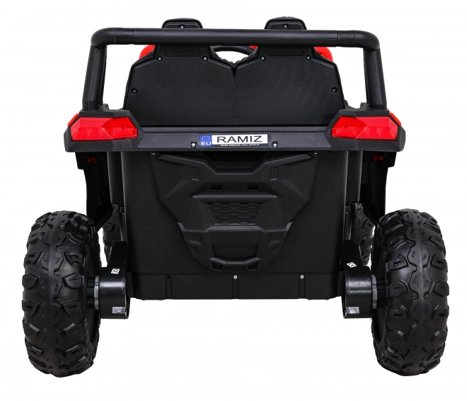 Buggy UTV 2000M Závodní auto na baterie Červené + MP3 zvuky Světla + dálkové ovládání + pomalý start