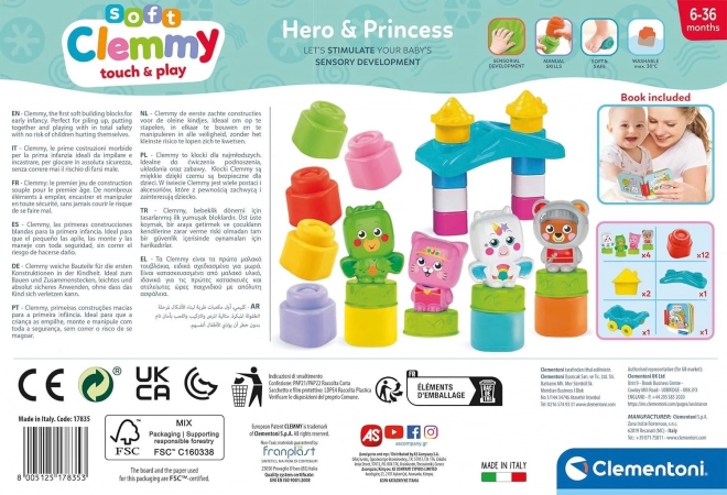 Cihličky Clemmy Princess set