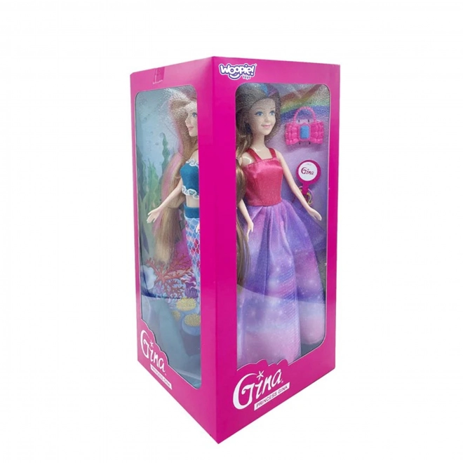 WOOPIE Sada 4 Magických Princezen - Box Panenek 4v1 s Doplňky