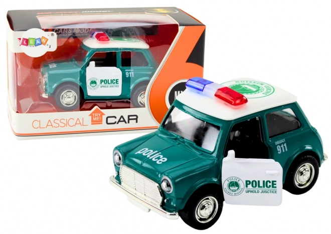 Klasické policejní auto 1:38 Světla pohonu zní zeleně