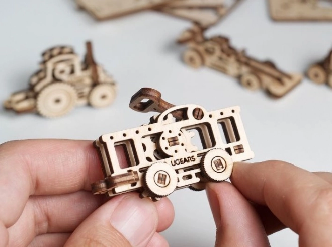 Ugears 3D puzzle - Mini sada dopravník prostředků