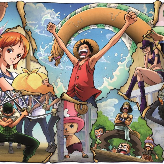 CLEMENTONI Puzzle Anime Collection: One Piece 500 dílků