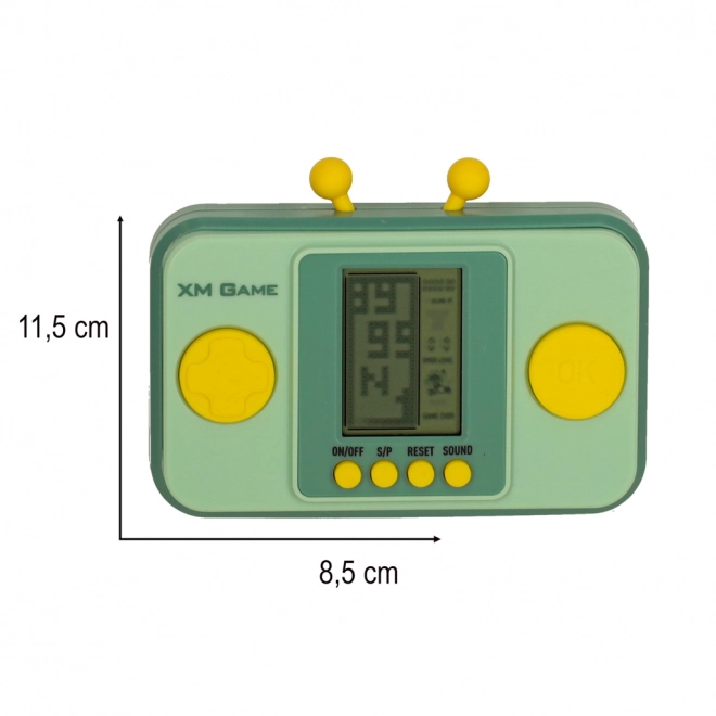 Přenosná elektronická hra konzole zelená