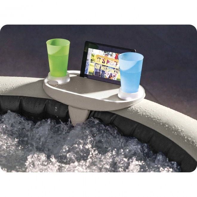 Držák na nápoje s LED osvětlením a prostorem pro tablet, telefon SPA INTEX 28520