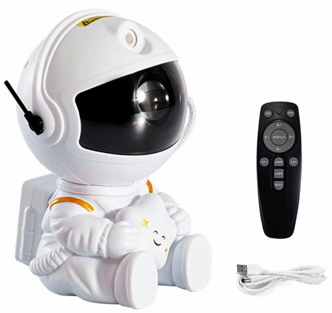 Bílý projektor Astronaut
