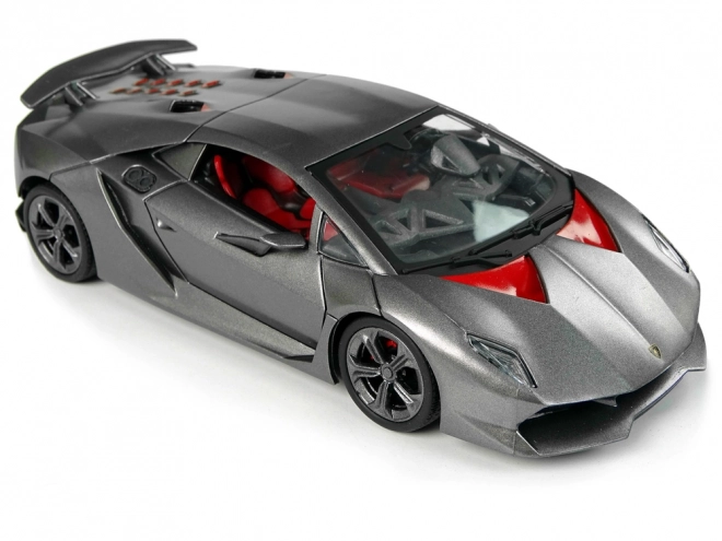 Sportovní auto R/C 1:24 Lamborghini Silver 2.4 G Lights