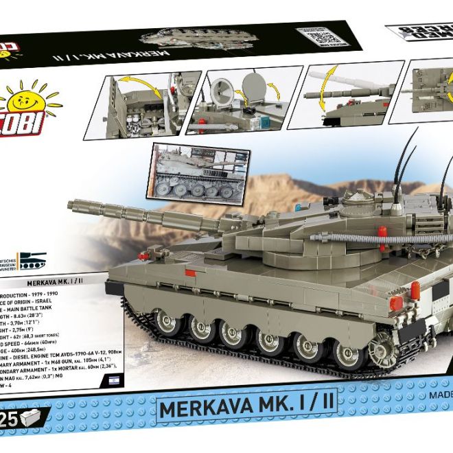 COBI 2621 Armed Forces Merkava Mk. I/II, 1:35, 825 k