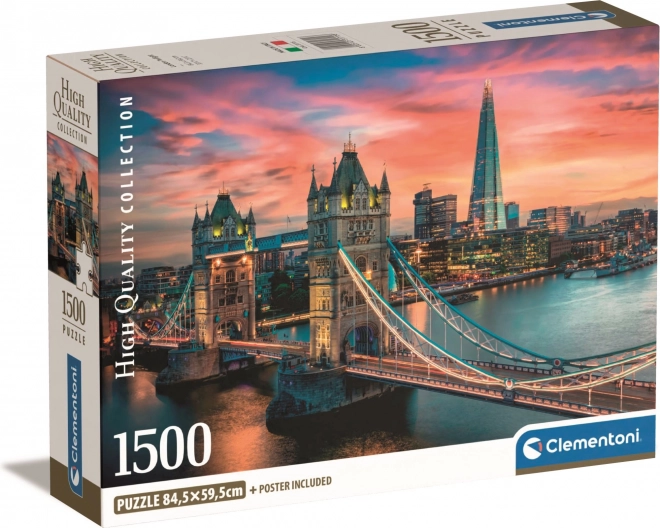 Puzzle 1500 dílků Compact London Twilight