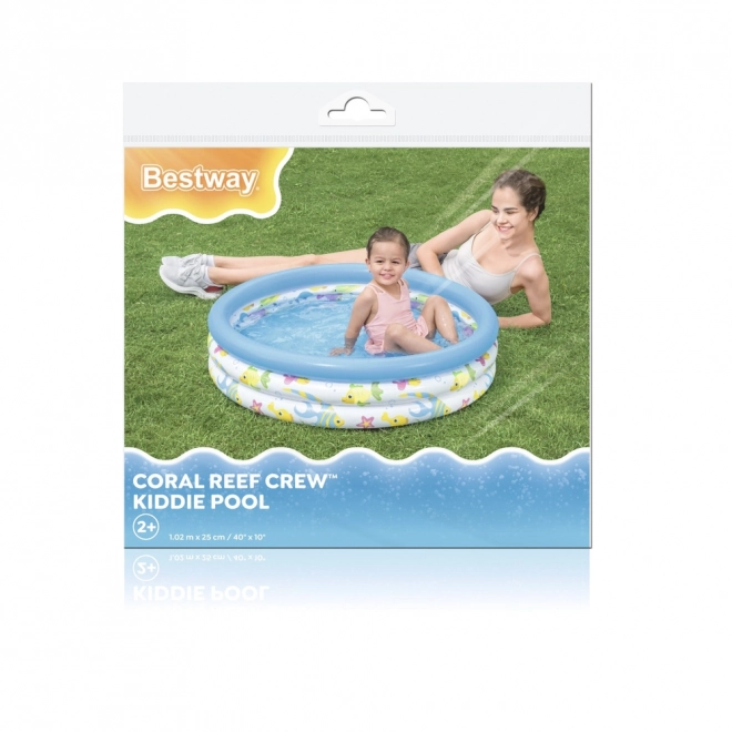Nafukovací bazén pro děti s motivem Rybky 102 cm Bestway