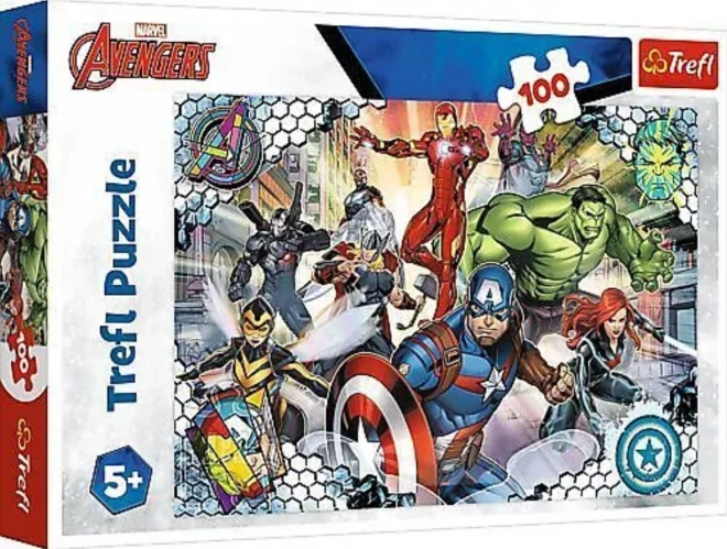 Puzzle 100 dílků Slavní Avengers