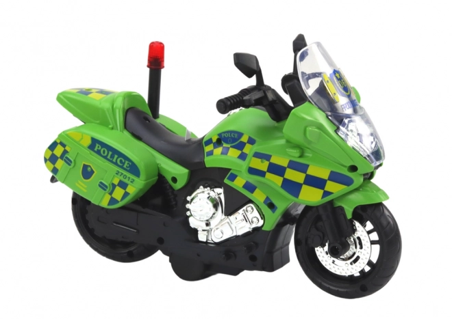 Policejní motocykl Motocykl Světlo Zvuk Motocykl Mix