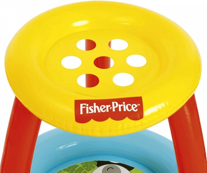 Fisher Price kolébka se stříškou a míčky Animal Friends 89 x 89 x 84 cm