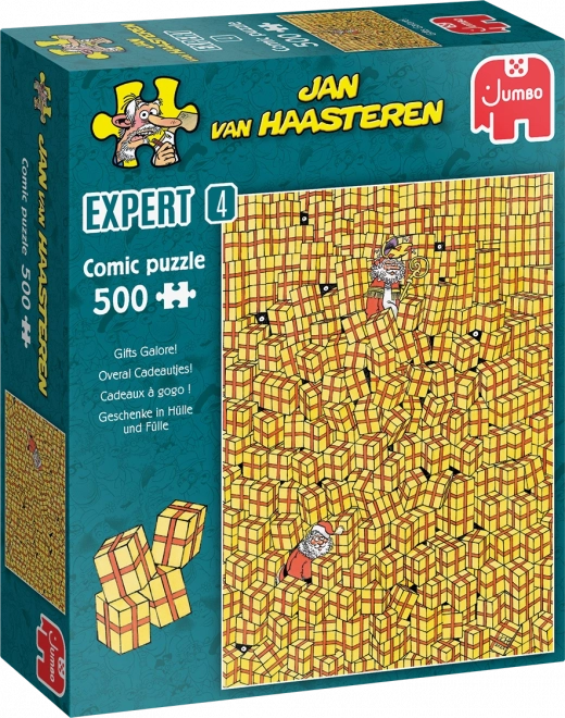 JUMBO Puzzle JvH Expert 4: Spousta dárků 500 dílků