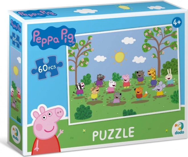 Puzzle Peppa Pig: zábava na sluníčku