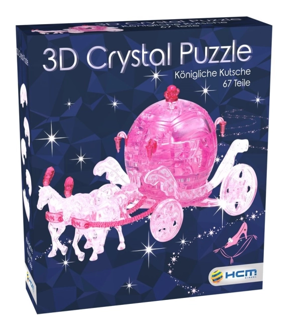 HCM KINZEL 3D Crystal puzzle Královský kočár 67 dílků