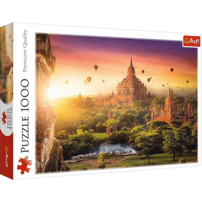 Puzzle 1000 prvků Starověký chrám v Barmě