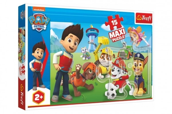 Puzzle MAXI Paw Patrol/Tlapková patrola 15 dílků v krabici 40x27x4,5cm 24m+