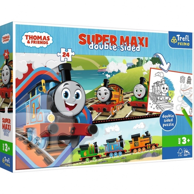 Puzzle 24 dílků SUPER MAXI Tom & Friends