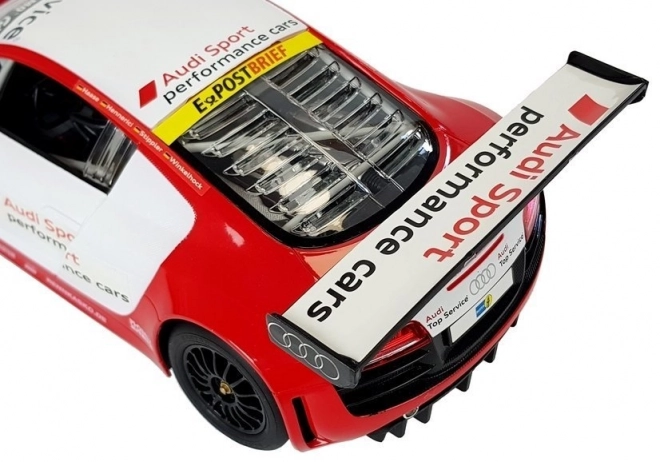 Auto R/C Audi R8 LMS Rastar 1:14 Bílé a červené