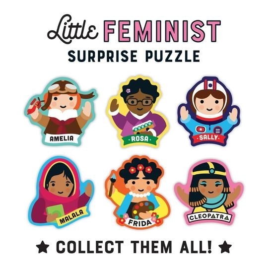 Mudpuppy Puzzle s překvapením Feminist 70 dílků