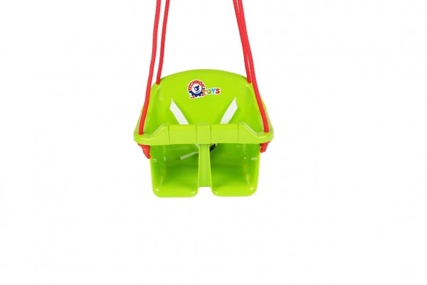 Houpačka Baby plast nosnost 20kg 36x30x29cm 24m+ – Červená