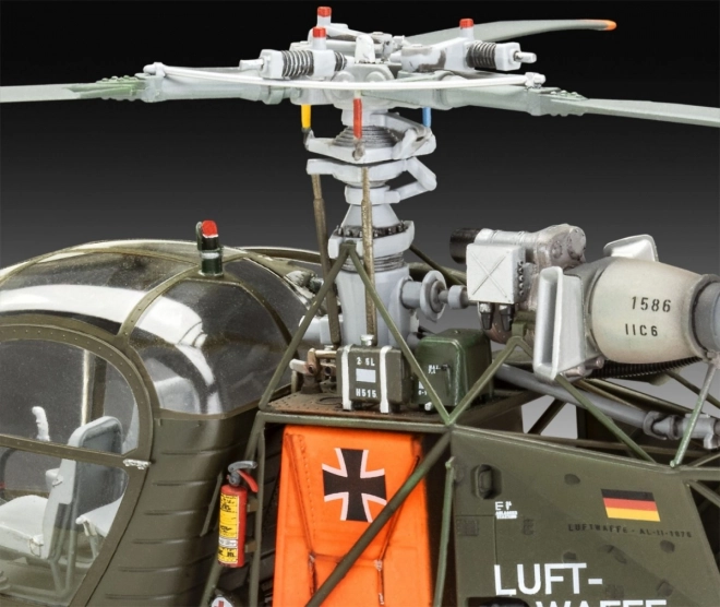 Plastikový model vrtulníku Alouette II 1/32