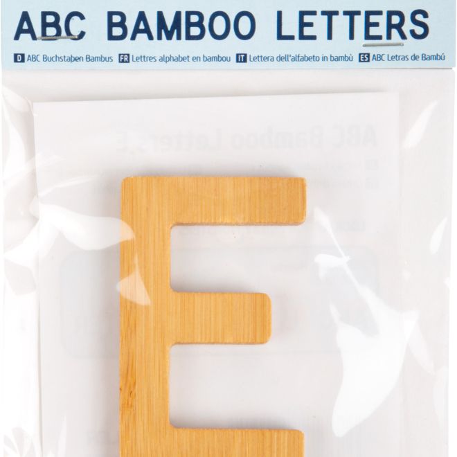 Small Foot Bambusové písmeno E