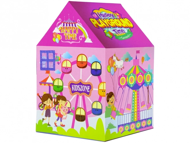 Dětský stan Fun House Pink 123 cm x 82 cm