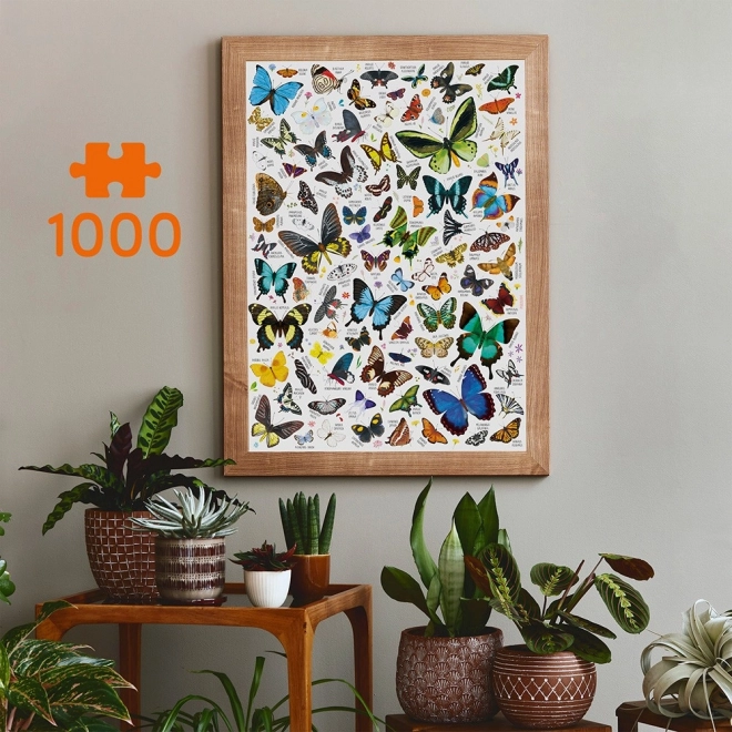 Puzzle Puzzlove Motýli 1000 dílků