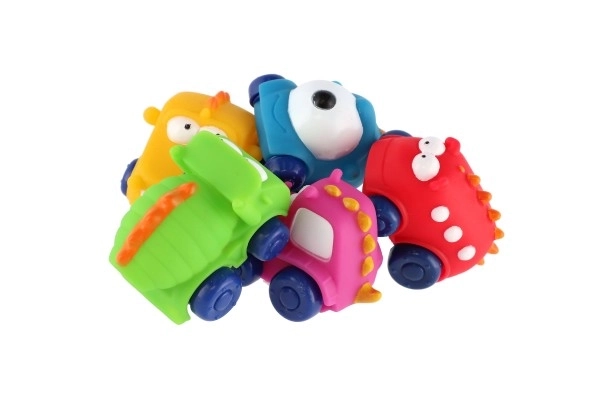 Auto/Autíčko Monster 5ks guma 7cm v krabičce 20x13x8cm 18m+